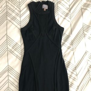 BLACK KARDASHIANS FOR BEBE MINI DRESS